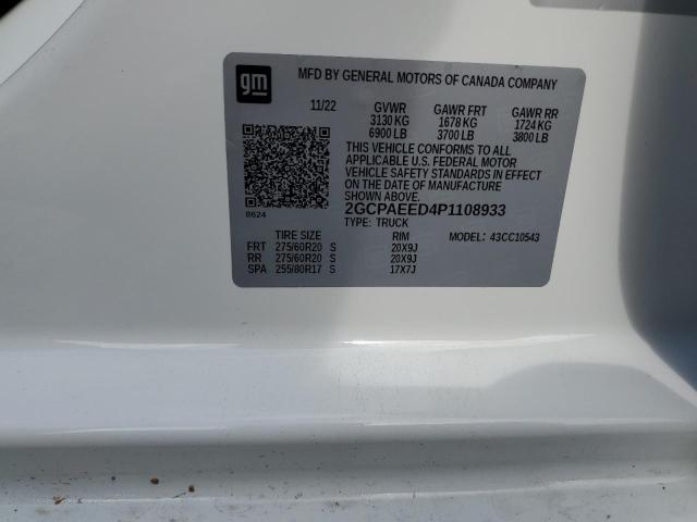 2023 CHEVROLET SILVERADO - 2GCPAEED4P1108933
