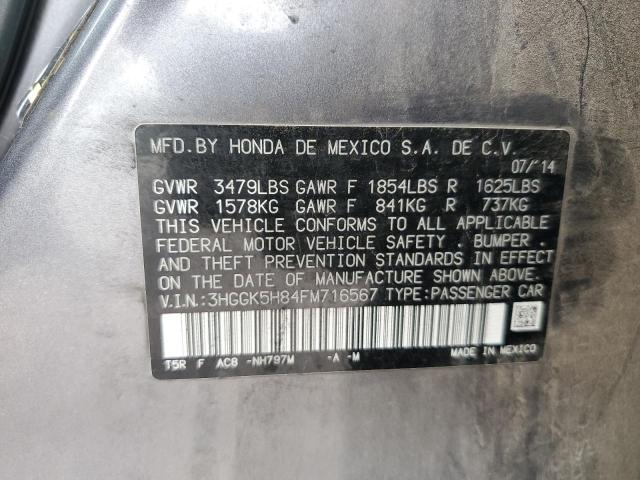 2015 HONDA FIT EX - 3HGGK5H84FM716567