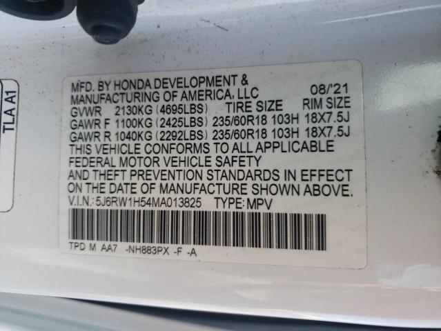 2021 HONDA CR-V EX - 5J6RW1H54MA013825