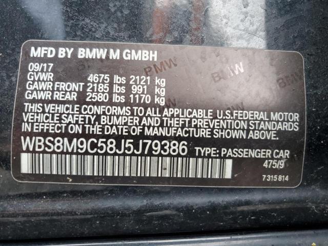 2018 BMW M3 WBS8M9C58J5J79386