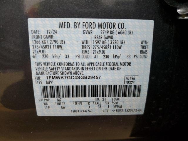 2025 FORD EXPLORER S 1FMWK7GC4SGB29457