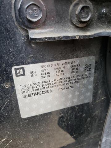 2016 CHEVROLET CRUZE LT - 1G1BE5SM4G7276604