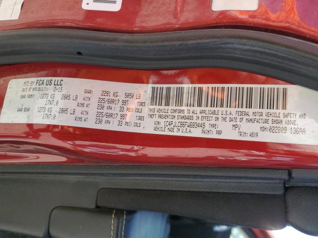 2015 JEEP CHEROKEE L 1C4PJLCB6FW683449