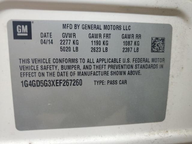 2014 BUICK LACROSSE P - 1G4GD5G3XEF267260