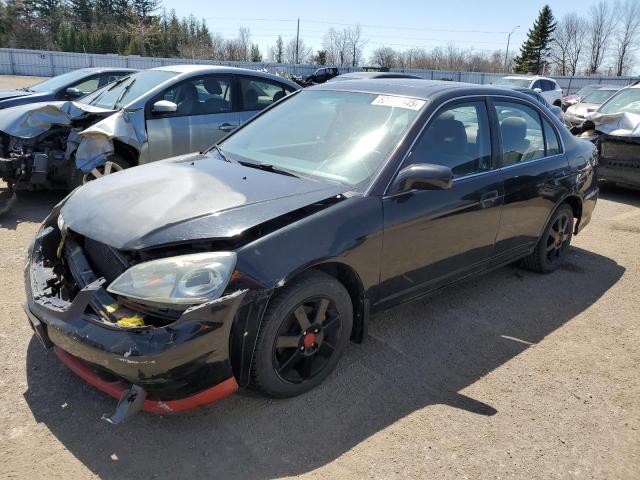 ACURA 1.7EL TOUR 2005 black sedan 4d gas 2HHES36655H104738 photo #1