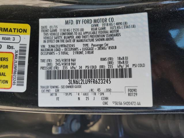 2015 LINCOLN MKZ HYBRID 3LN6L2LU9FR623245