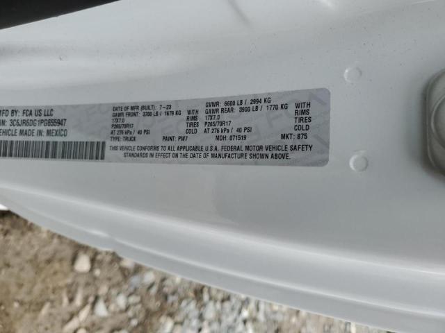 2023 RAM 1500 CLASS - 3C6JR6DG1PG655947