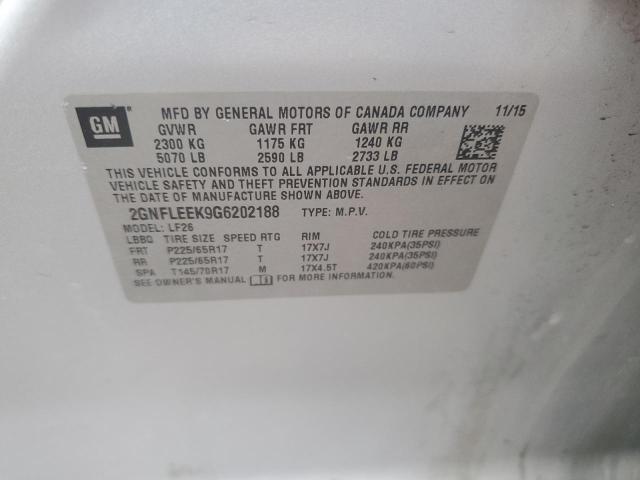 2016 CHEVROLET EQUINOX LS - 2GNFLEEK9G6202188