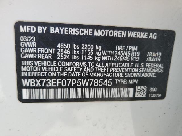 2023 BMW X1 XDRIVE2 - WBX73EF07P5W78545