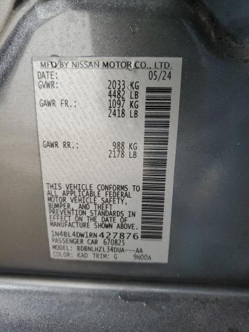 2024 NISSAN ALTIMA SV - 1N4BL4DW1RN427876