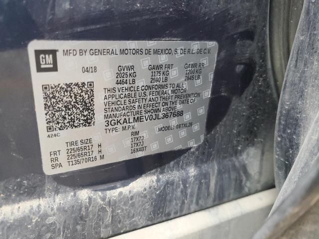 2018 GMC TERRAIN SL - 3GKALMEV0JL367688