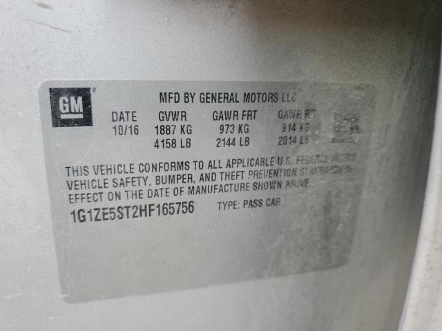 2017 CHEVROLET MALIBU LT - 1G1ZE5ST2HF165756