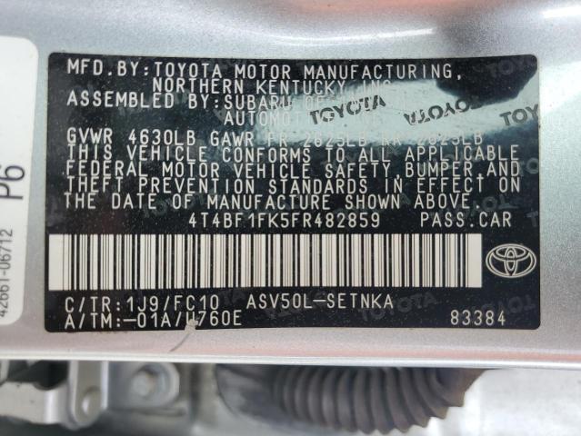 2015 TOYOTA CAMRY LE - 4T4BF1FK5FR482859