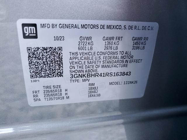 2024 CHEVROLET BLAZER 2LT - 3GNKBHR41RS163843