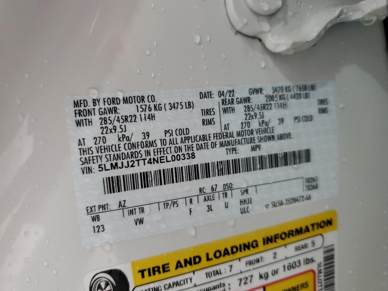 LINCOLN NAVIGATOR BLACK LABEL