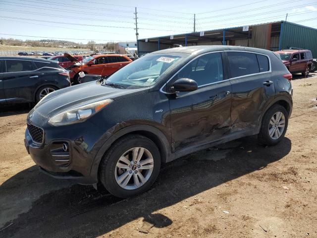 KIA SPORTAGE L 2017 black 4dr spor gas KNDPMCACXH7040361 photo #1