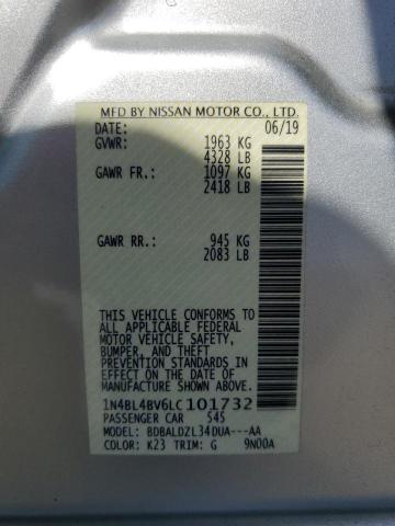 2020 NISSAN ALTIMA S - 1N4BL4BV6LC101732