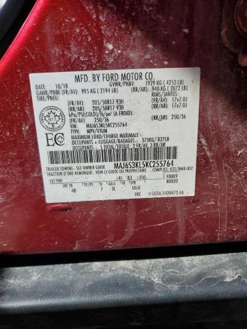 2019 FORD ECOSPORT T - MAJ6S3KL5KC255764