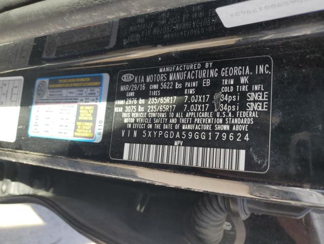2016 KIA SORENTO LX - 5XYPGDA59GG179624