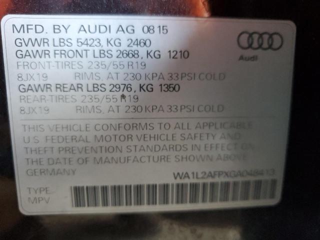 2016 AUDI Q5 PREMIUM - WA1L2AFPXGA048413