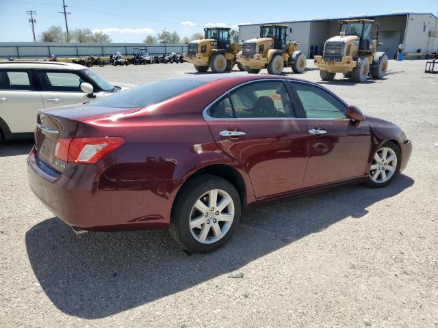 LEXUS ES 350 2007 red  gas JTHBJ46G472024929 photo #4