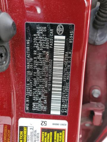 2018 TOYOTA CAMRY L - 4T1B11HK6JU638552