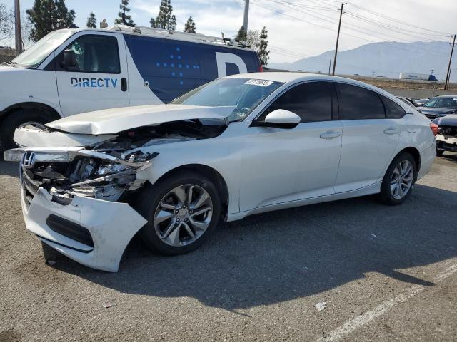 HONDA ACCORD LX 2018 white  gas 1HGCV1F11JA190618 photo #1