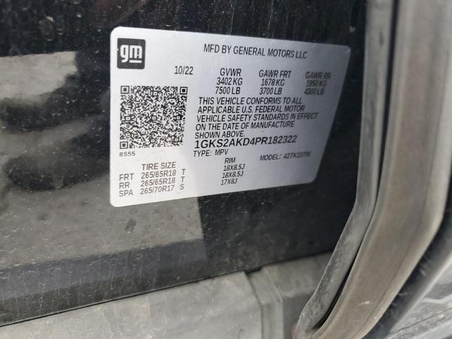 2023 GMC YUKON SLE 1GKS2AKD4PR182322