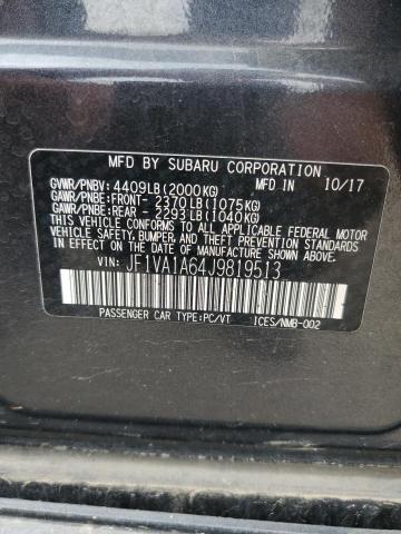 2018 SUBARU WRX JF1VA1A64J9819513