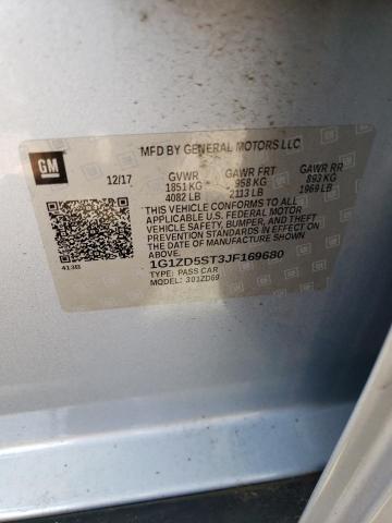 2018 CHEVROLET MALIBU LT - 1G1ZD5ST3JF169680
