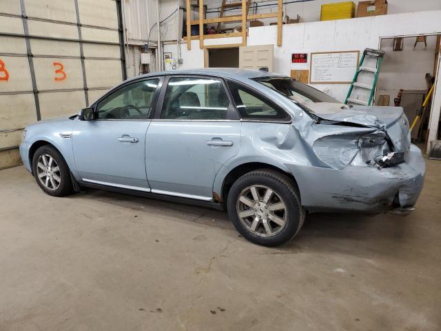 FORD TAURUS SEL 2008 blue sedan 4d gas 1FAHP24W38G130517 photo #3