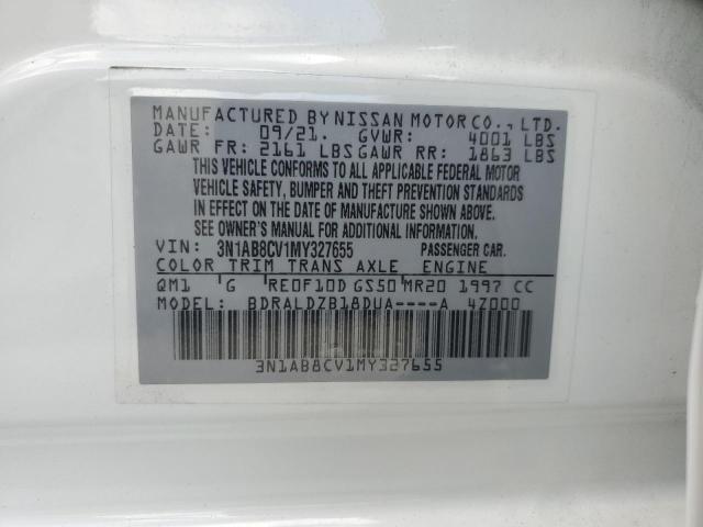 2021 NISSAN SENTRA SV - 3N1AB8CV1MY327655