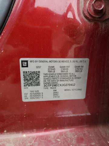2018 GMC SIERRA C15 - 3GTP1NECXJG270412