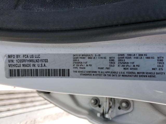 2020 RAM 1500 LIMIT 1C6SRFHM6LN319703
