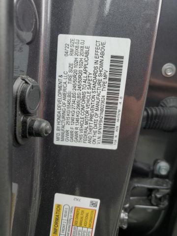 2022 HONDA PILOT SE - 5FNYF5H21NB023624
