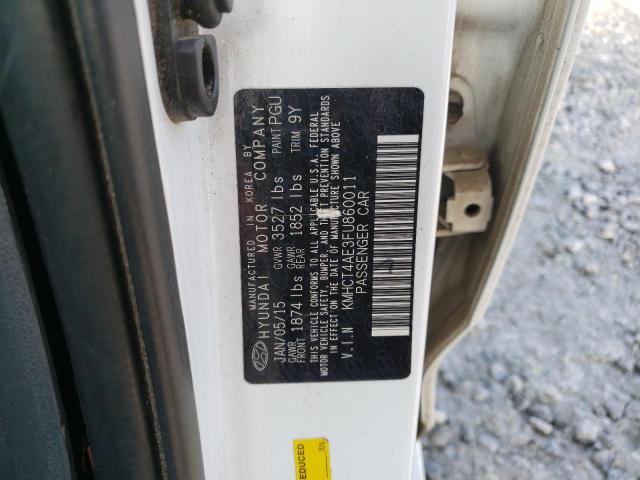 2015 HYUNDAI ACCENT GLS KMHCT4AE3FU860011
