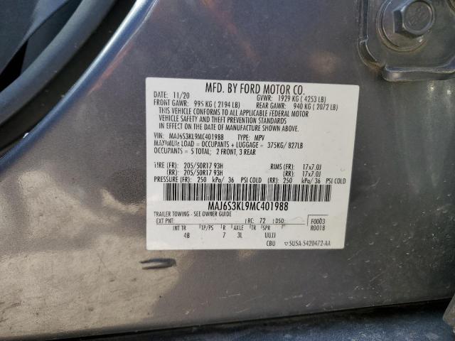 2021 FORD ECOSPORT T - MAJ6S3KL9MC401988