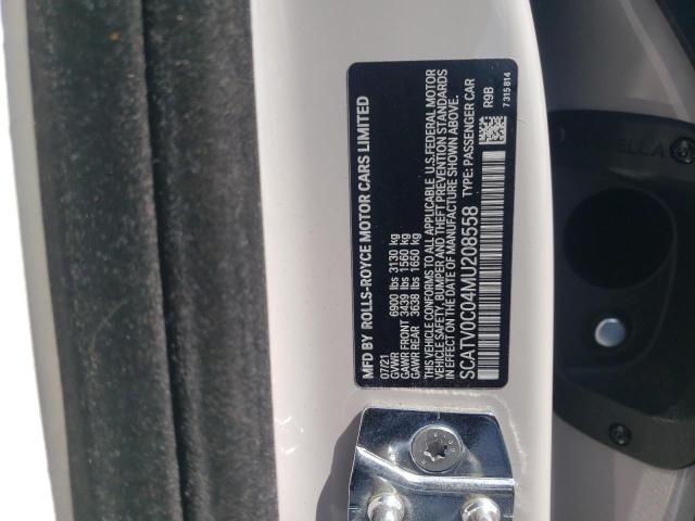 2021 ROLLS-ROYCE GHOST SCATV0C04MU208558