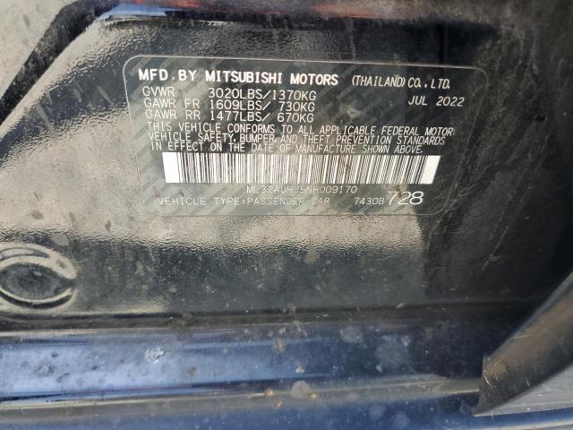 2022 MITSUBISHI MIRAGE ES - ML32AUHJ5NH009170