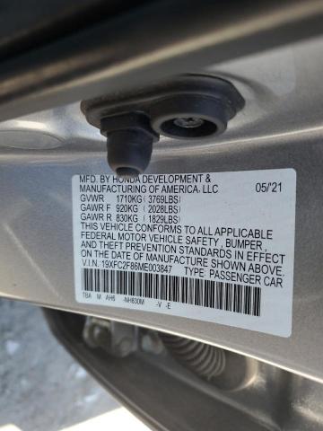 2021 HONDA CIVIC SPOR - 19XFC2F86ME003847