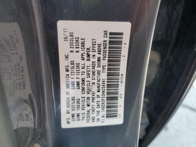 2017 HONDA ACCORD SPO - 1HGCR2F50HA256941