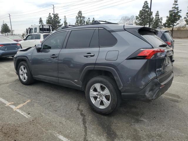TOYOTA RAV4 XLE 2019 gray  hybrid engine JTMRWRFVXKD015906 photo #3