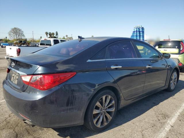 HYUNDAI SONATA SE 2011 blue  gas 5NPEC4AC2BH098841 photo #4