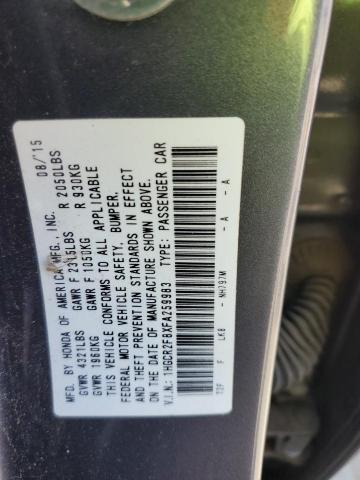 2015 HONDA ACCORD EXL - 1HGCR2F8XFA259983
