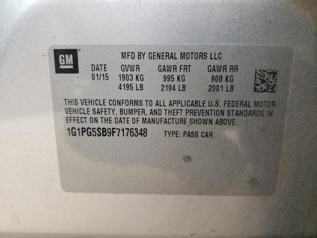 2015 CHEVROLET CRUZE LTZ - 1G1PG5SB9F7176348