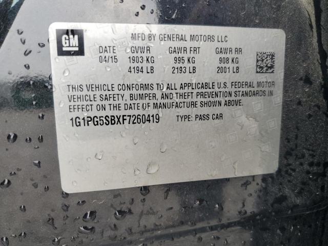 2015 CHEVROLET CRUZE LTZ - 1G1PG5SBXF7260419