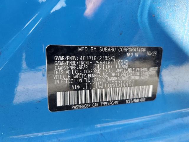 2024 SUBARU IMPREZA SP JF1GUAFC6R8314461