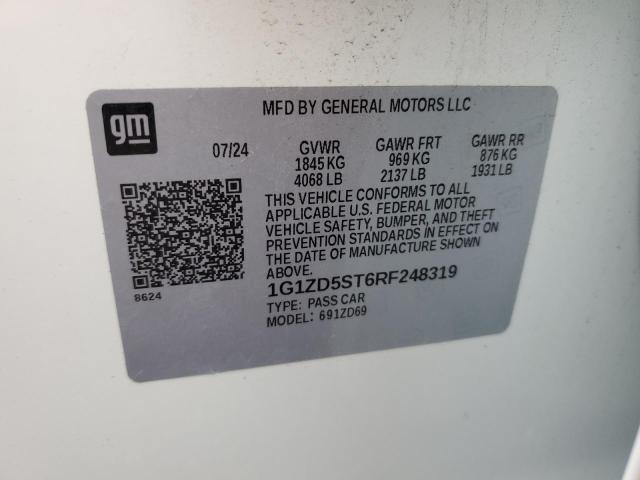 2024 CHEVROLET MALIBU LT - 1G1ZD5ST6RF248319