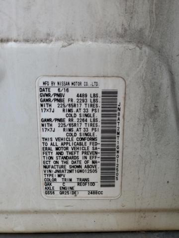2016 NISSAN ROGUE S - JN8AT2MT1GW012505