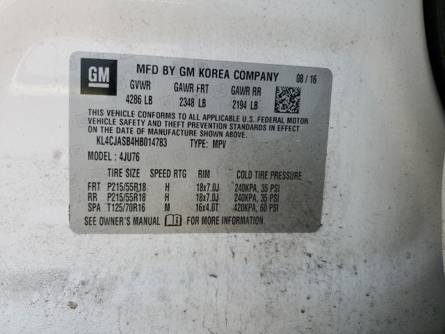 2017 BUICK ENCORE PRE - KL4CJASB4HB014783
